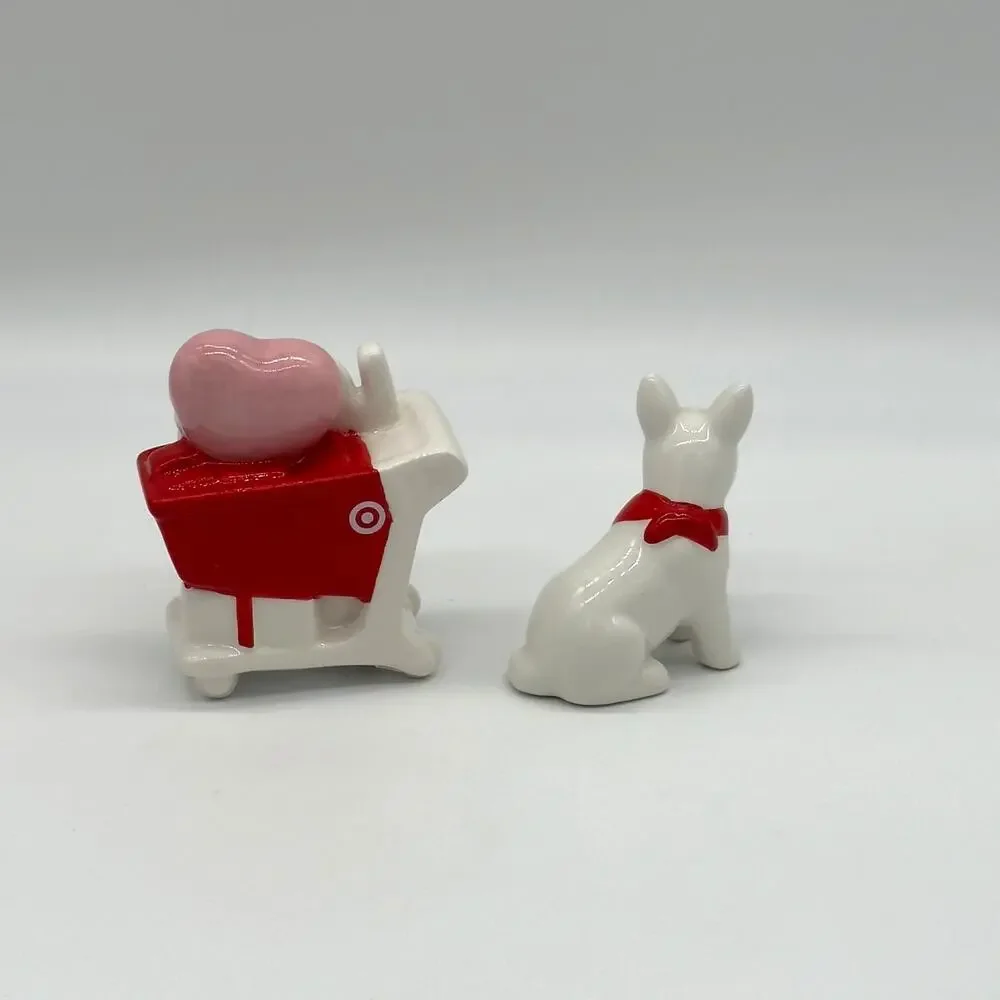 Target Valentine’s Day Bullseye Mascot Dog & Shopping Cart NEW *PLEASE READ*